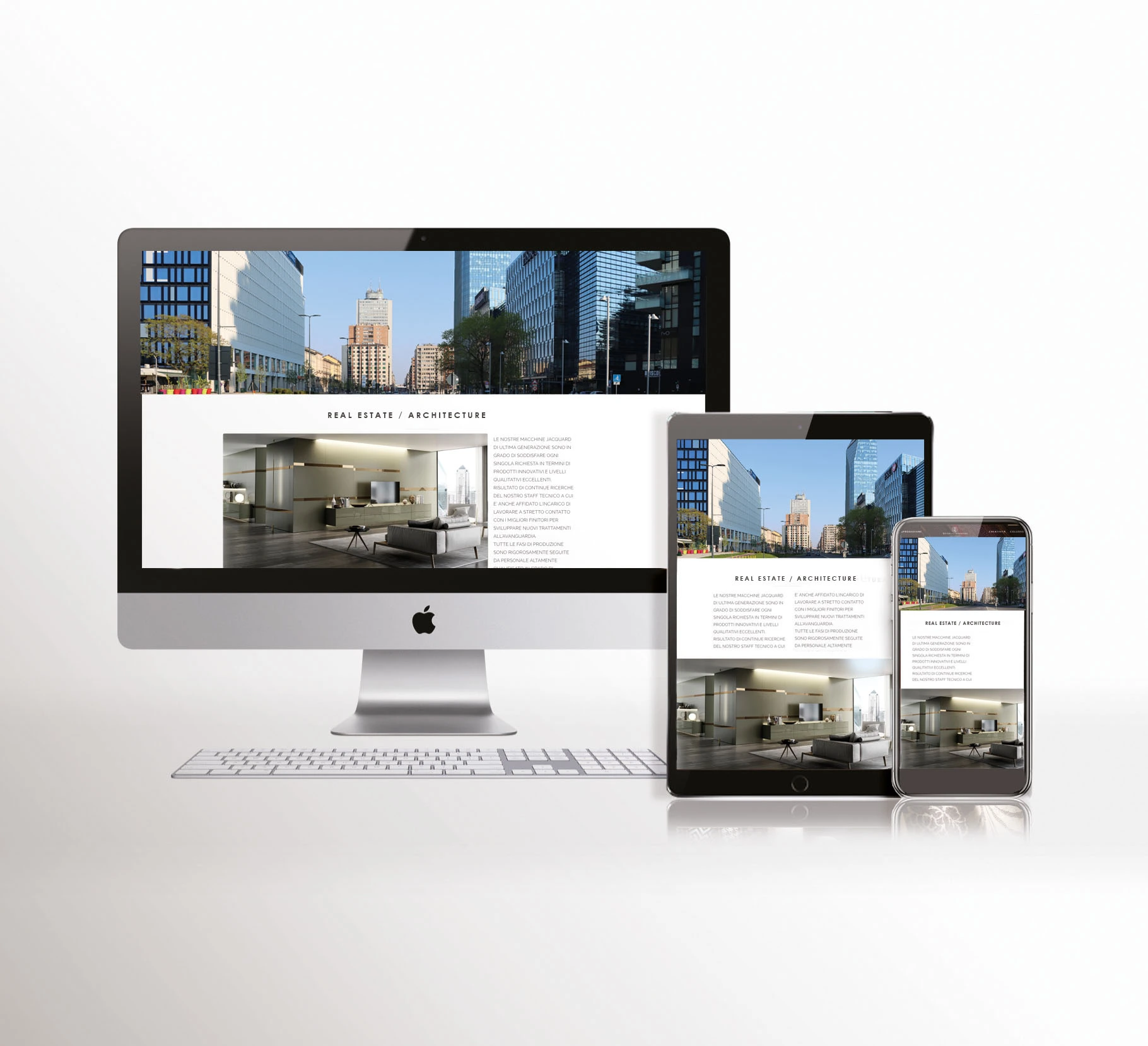 ante rem studio web design settore real estate